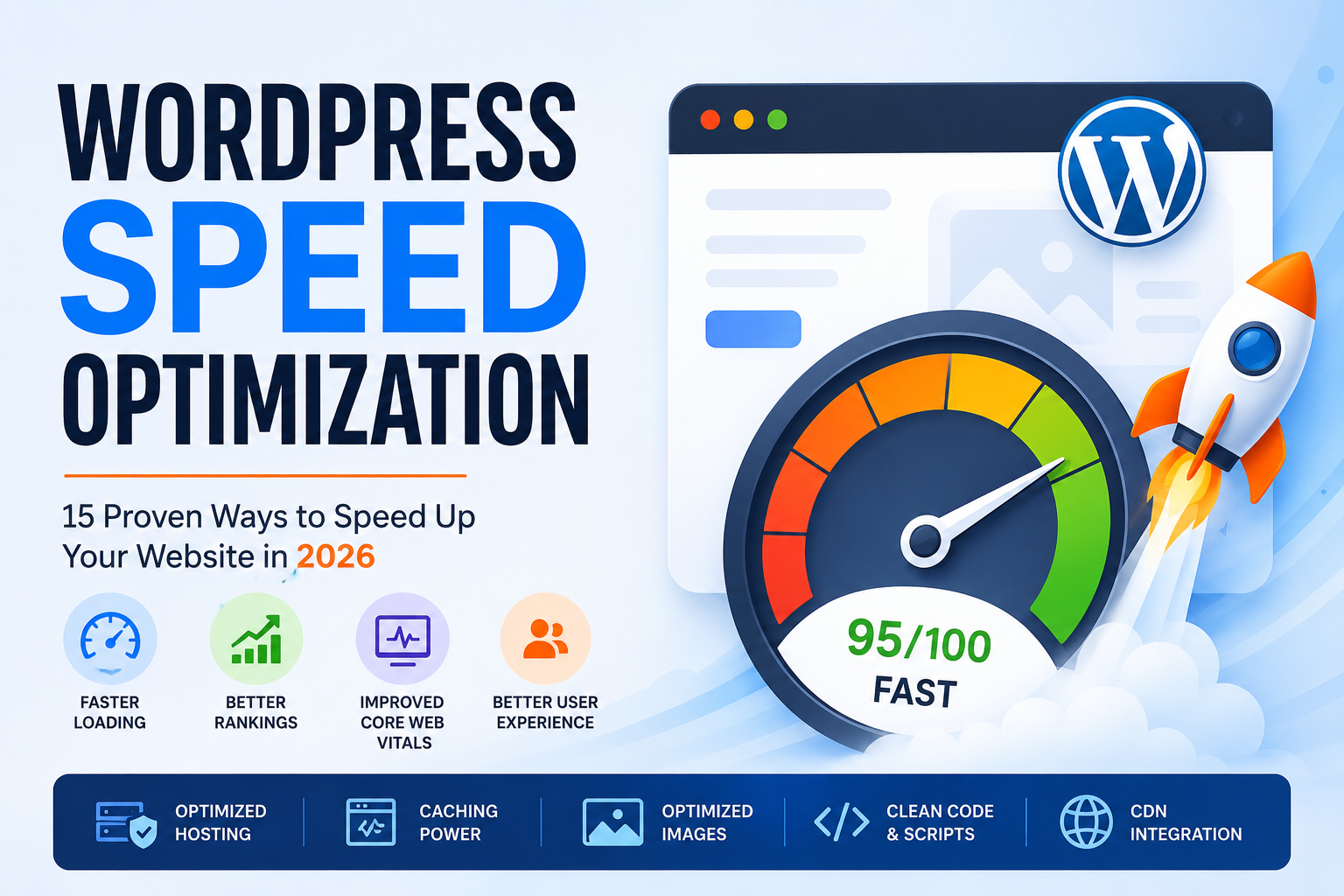 WordPress Speed Optimization Guide (2026): 15 Proven Ways to Speed Up Your Website